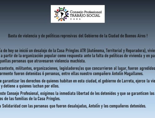 Basta de violencia y de políticas represivas del Gobierno de la Ciudad de Buenos Aires