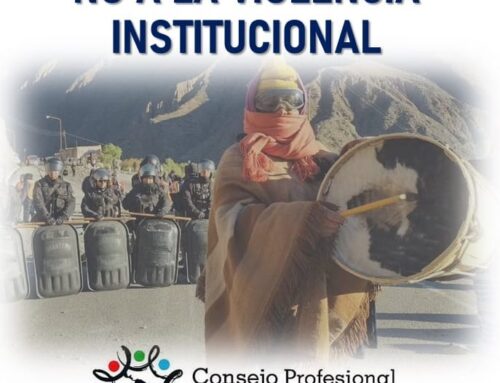 No a la violencia institucional
