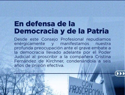 En defensa de la Democracia y de la Patria