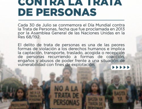 30 de julio – Día Mundial contra la Trata de Personas