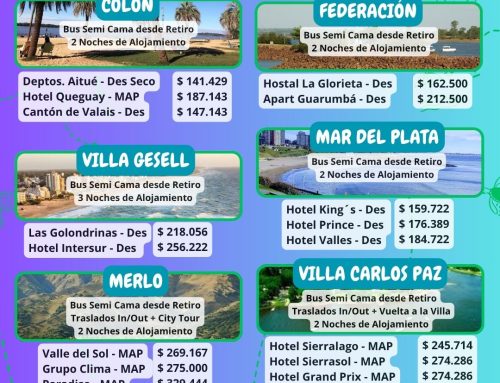 Fin de semana largo en agosto