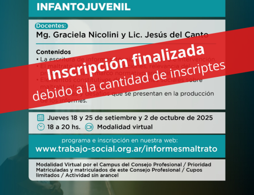 La elaboración de informes sociales sobre maltrato infantojuvenil