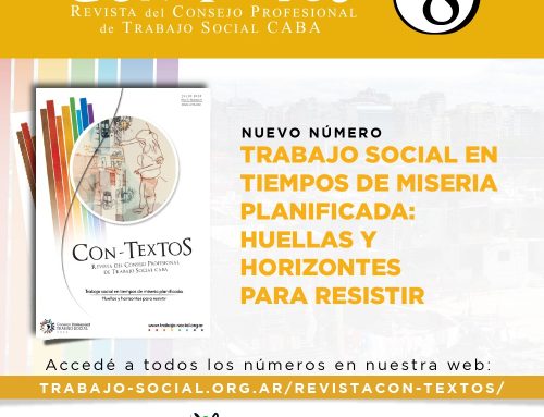 Con-Textos 8 – Trabajo Social en tiempos de miseria planificada. Huellas y horizontes para resistir