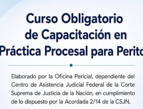 Curso Obligatorio de Capacitación en Práctica Procesal para Peritos