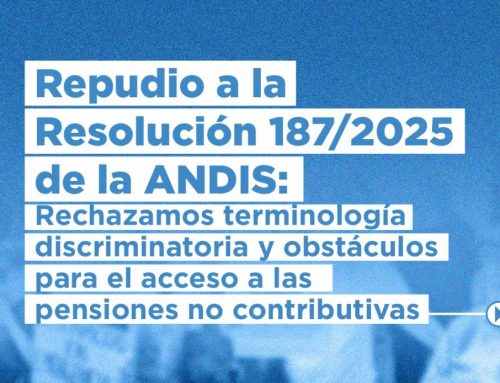 Repudio a la resolución 187/2025 de ANDIS