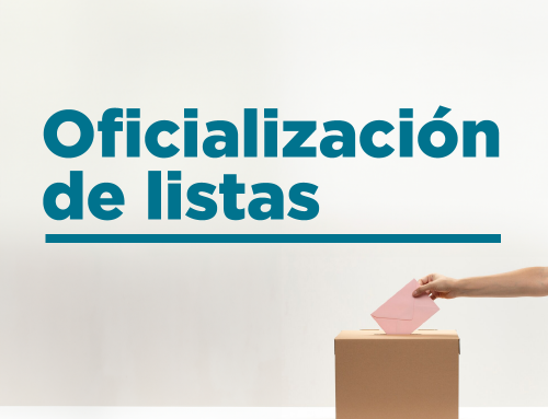 Oficialización de listas 2023