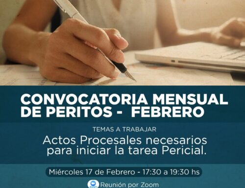 CONVOCATORIA DE PERITOS