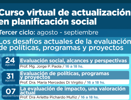 Curso Virtual de Actualización en Planificación Social