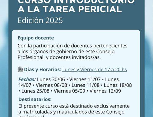 Curso introductorio a la tarea pericial Edición 2025