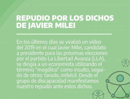 REPUDIO POR LOS DICHOS DE JAVIER MILEI 